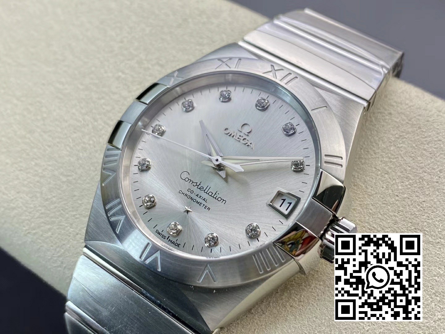 Omega Constellation 38mm SS VS Factory 1:1 Best Edition Silver Dial