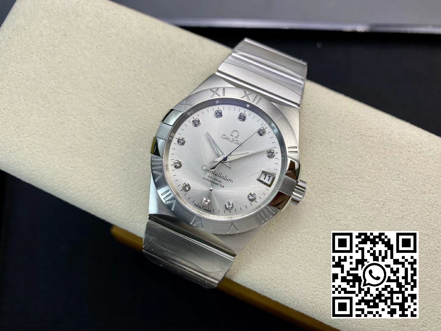 Omega Constellation 38mm SS VS Factory 1:1 Best Edition Silver Dial