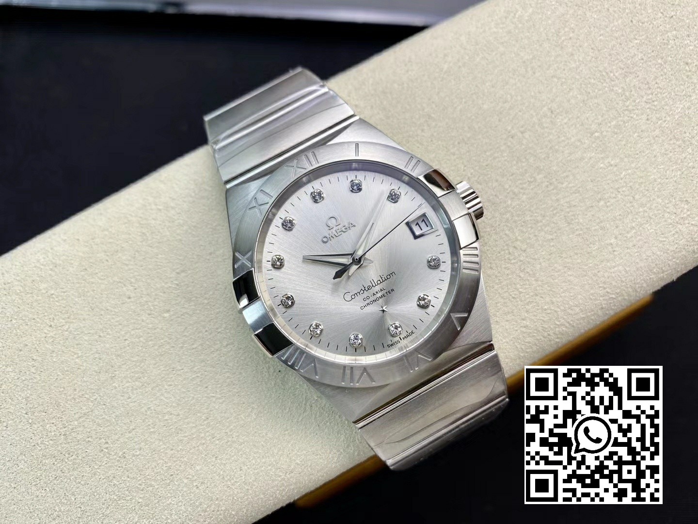 Omega Constellation 38mm SS VS Factory 1:1 Best Edition Silver Dial