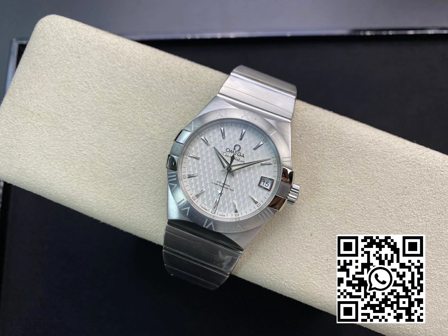 Omega Constellation 38mm SS VS Factory 1:1 Best Edition White Textured Dial