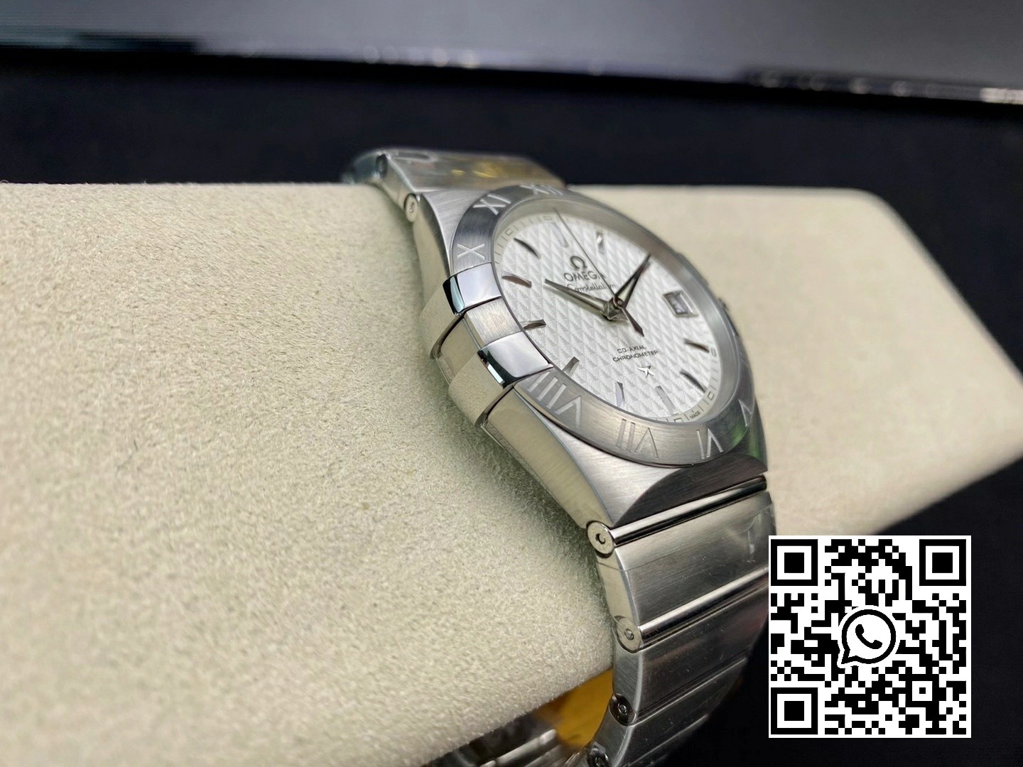 Omega Constellation 38mm SS VS Factory 1:1 Best Edition White Textured Dial