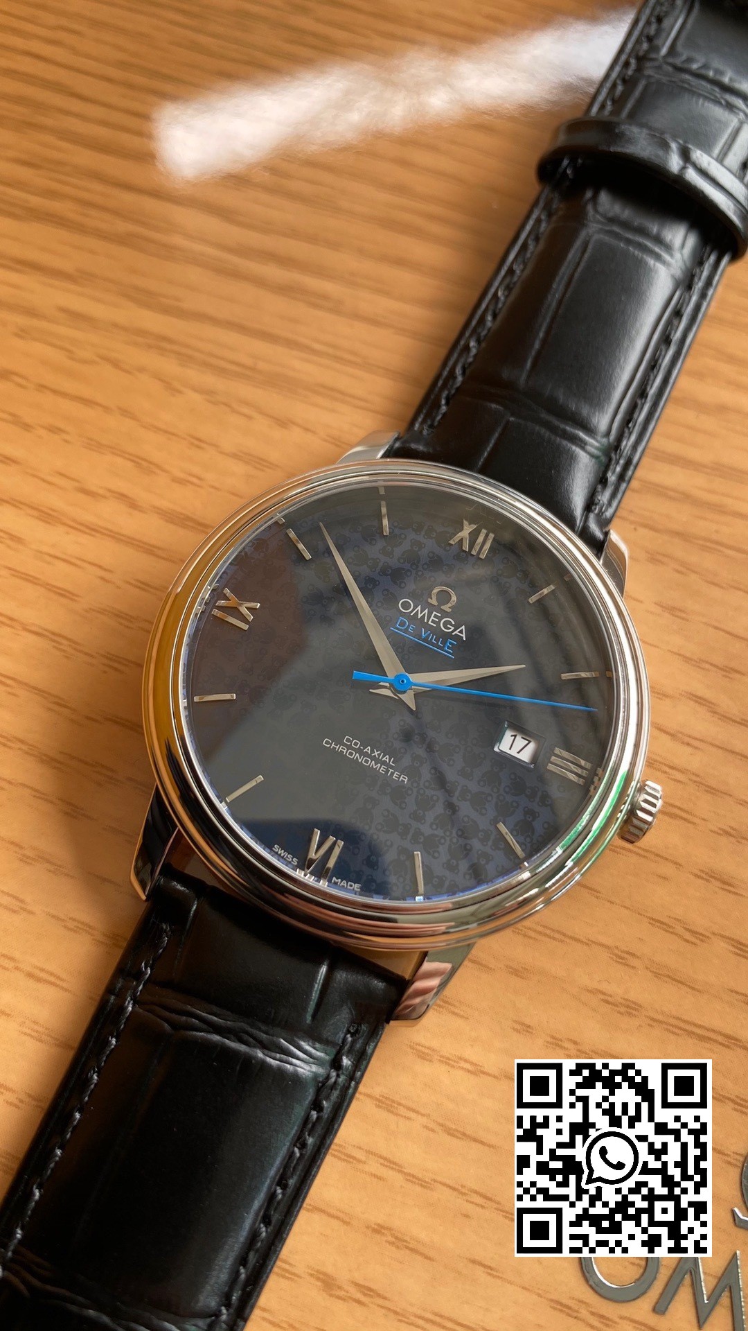 Omega De Ville Prestige Orbis 424.13.40.20.03.003 39.5mm SS A+ Factory 1:1 Best Edition Blue Dial