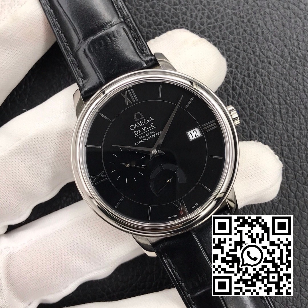 Omega De Ville Prestige Real PR SS ZF Factory 1:1 Best Edition Black Dial