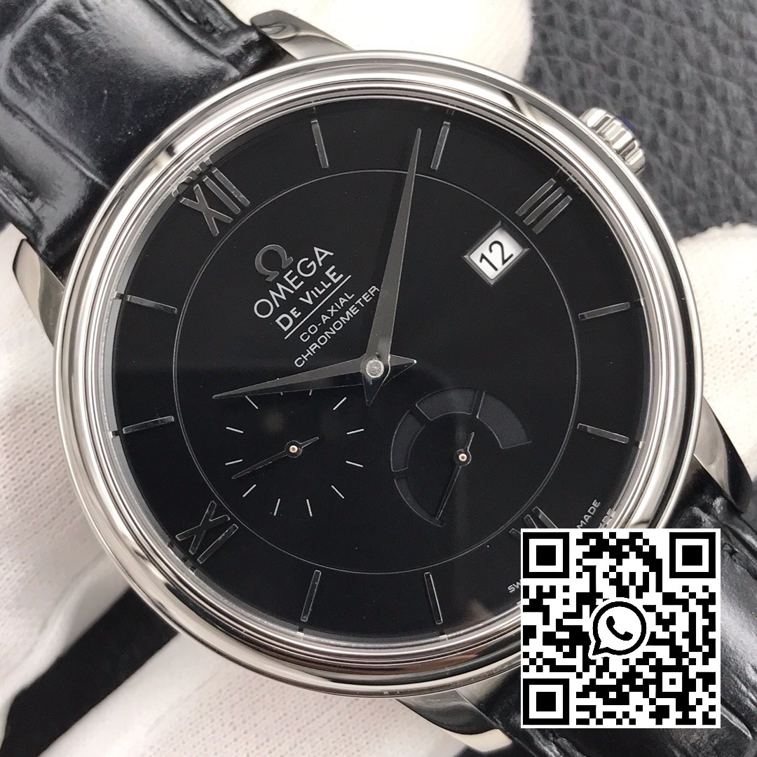 Omega De Ville Prestige Real PR SS ZF Factory 1:1 Best Edition Black Dial