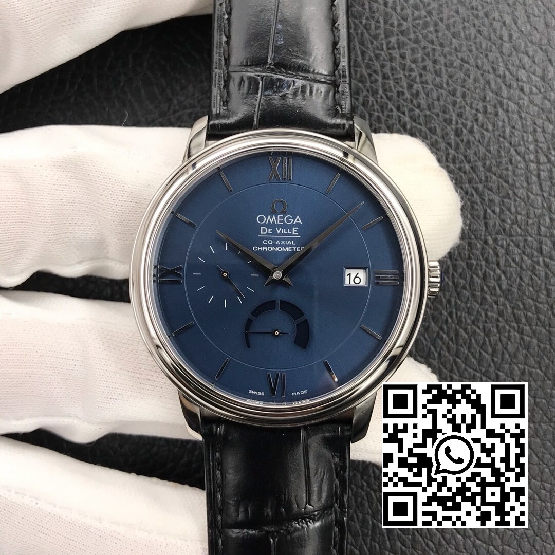 Omega De Ville Prestige Real PR SS ZF Factory 1:1 Best Edition Blue Dial