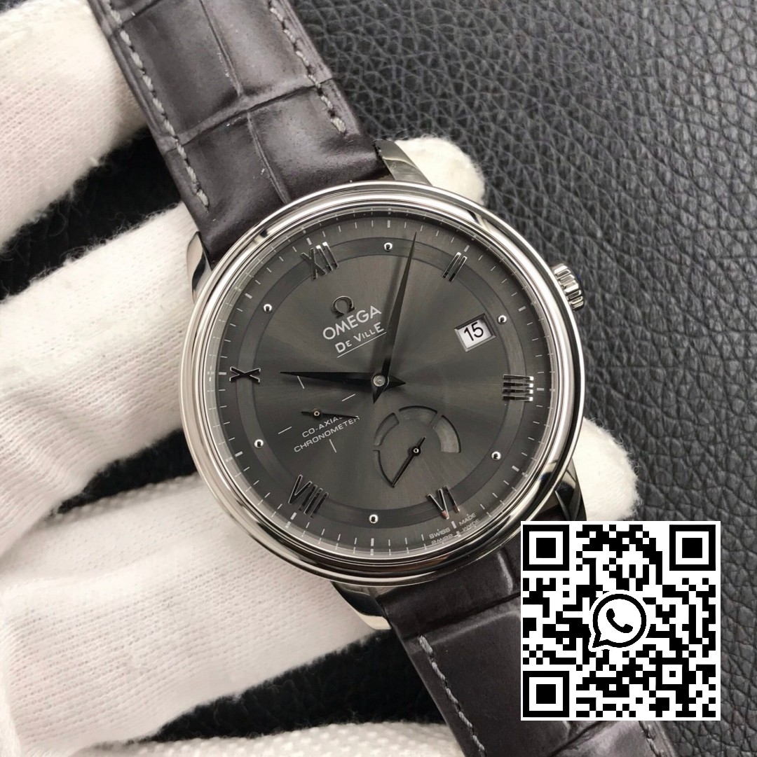 Omega De Ville Prestige Real PR SS ZF Factory 1:1 Best Edition Gray Dial