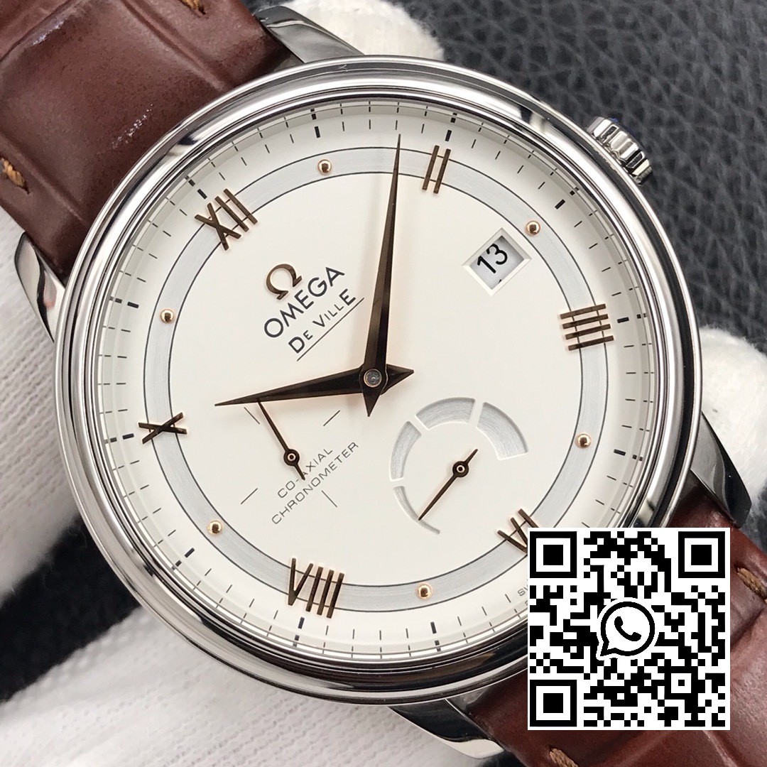 Omega De Ville Prestige Real PR SS ZF Factory 1:1 Best Edition White Dial