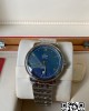 Omega De Ville Prestige 39.5mm SS A+ Factory 1:1 Best Edition Blue Granular Dial