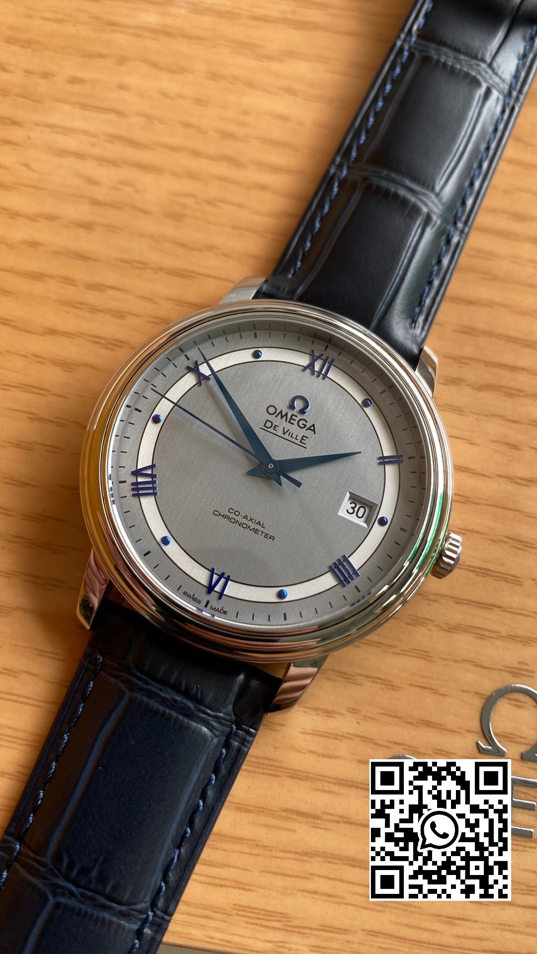 Omega De Ville Prestige 39.5mm SS A+ Factory 1:1 Best Edition White Dial