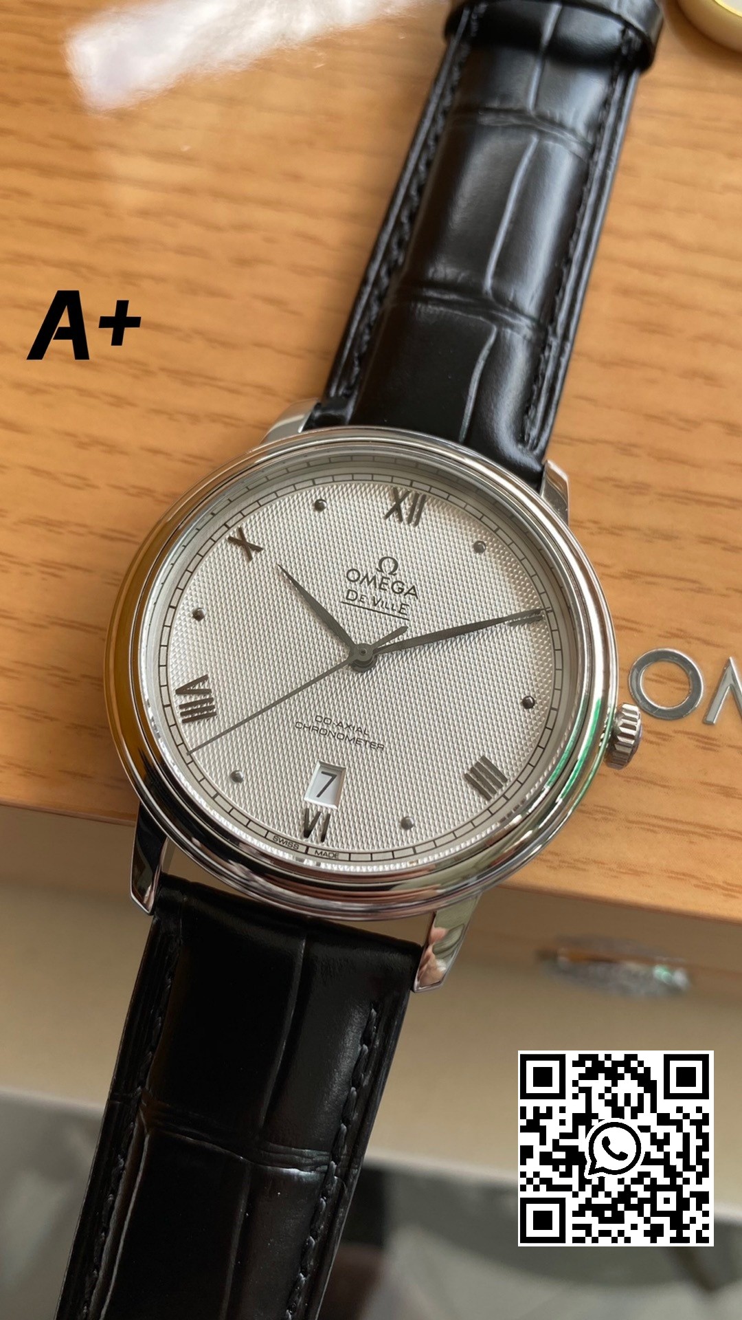 Omega De Ville Prestige 39.5mm SS A+ Factory 1:1 Best Edition White Diamond-shaped Dial