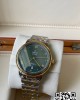 Omega De Ville Prestige 39.5mm YG/SS A+ Factory 1:1 Best Edition Green Granular Dial