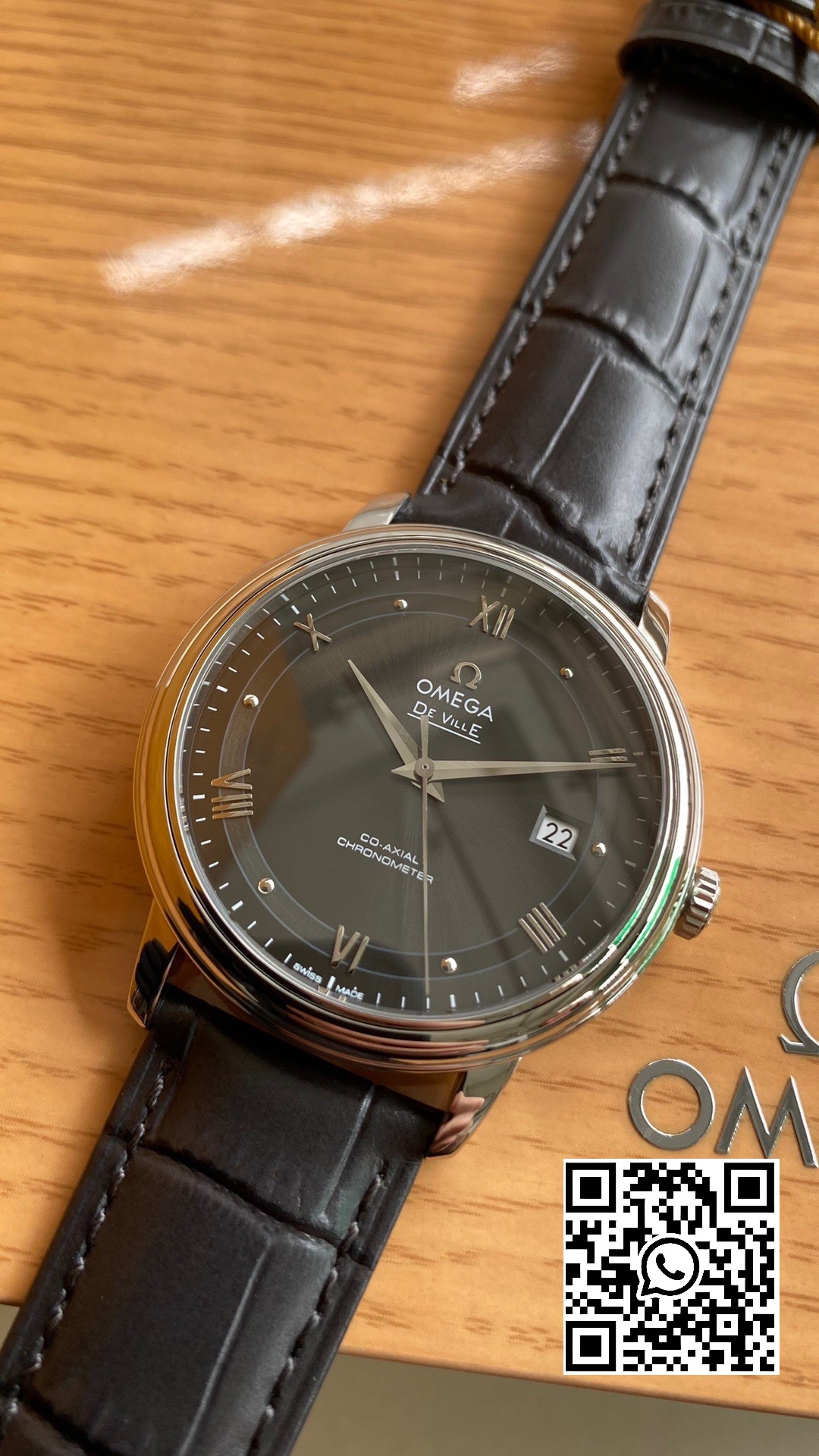 Omega De Ville Prestige 39.5mm SS A+ Factory 1:1 Best Edition Black Dial