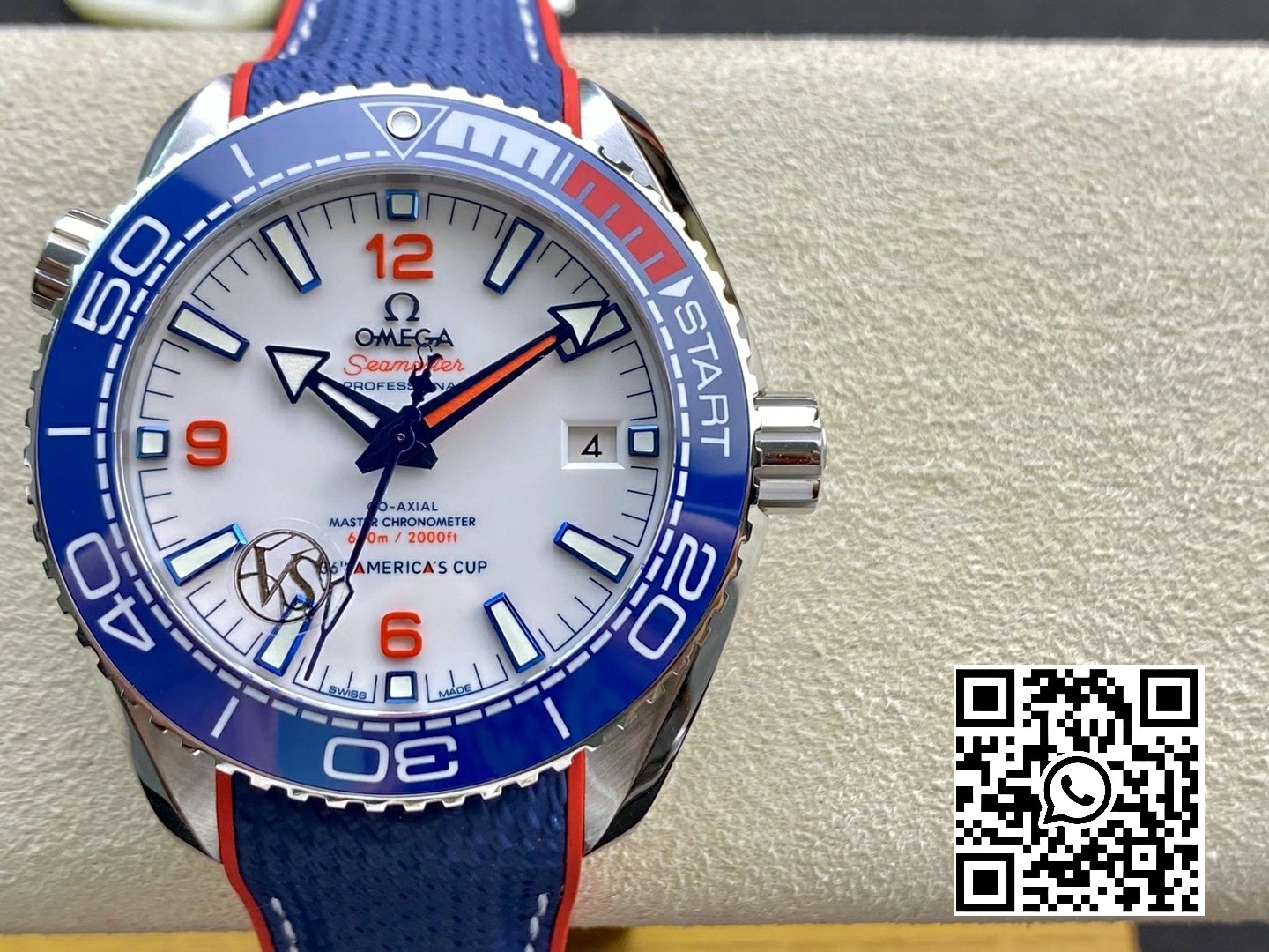 Omega Planet Ocean America’s Cup SS VS Factory 1:1 Best Edition White Dial