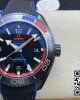 Omega Planet Ocean GMT 45.5mm ETNZ “Deep Black” Real Ceramic VS Factory 1:1 Best Edition A8906 Super Clone