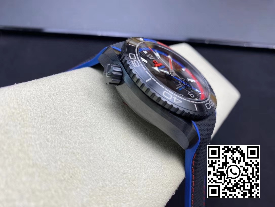 Omega Planet Ocean GMT 45.5mm ETNZ “Deep Black” Real Ceramic VS Factory 1:1 Best Edition A8906 Super Clone