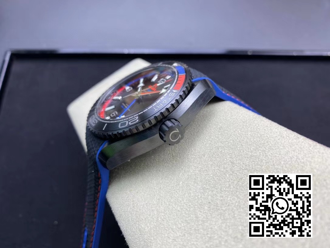 Omega Planet Ocean GMT 45.5mm ETNZ “Deep Black” Real Ceramic VS Factory 1:1 Best Edition A8906 Super Clone