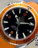 Omega Planet Ocean Professional Orange Bezel 42mm VS Factory1:1 Best Edition on Orange Rubber Strap A8500 Super Clone