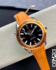 Omega Planet Ocean Professional Orange Bezel 42mm VS Factory1:1 Best Edition on Orange Rubber Strap A8500 Super Clone