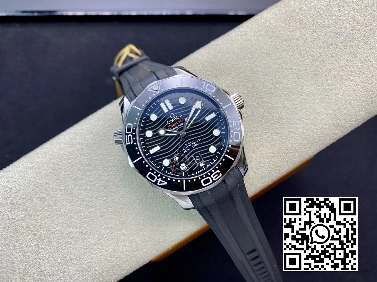 Omega Seamaster 2018 Diver 300M VS Factory 1:1 Best Edition Black Ceramic Black Dial