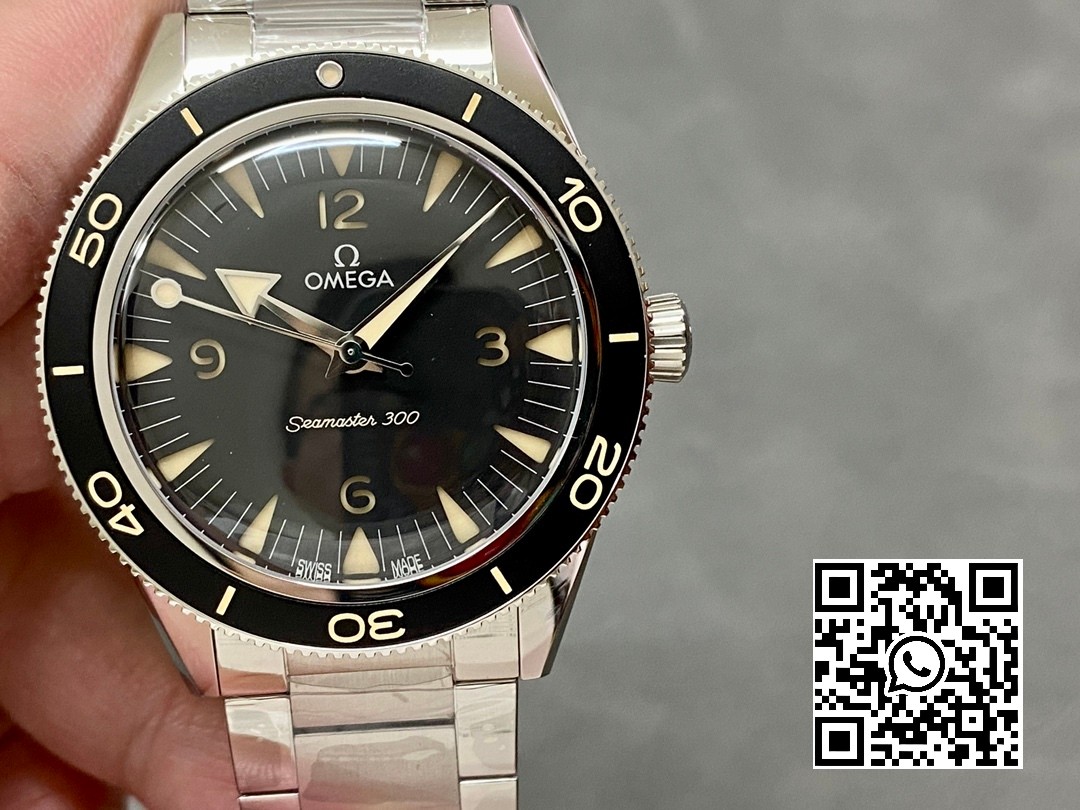 Omega Seamaster 300 Heritage VS Factory 1:1 Best Edition Black Dial