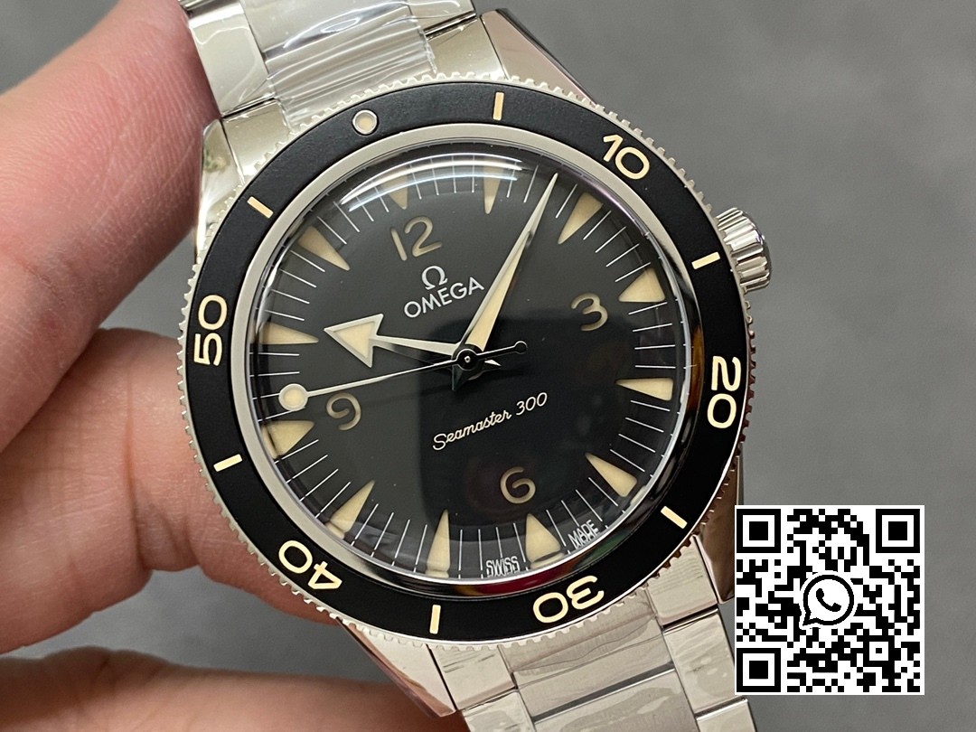 Omega Seamaster 300 Heritage VS Factory 1:1 Best Edition Black Dial