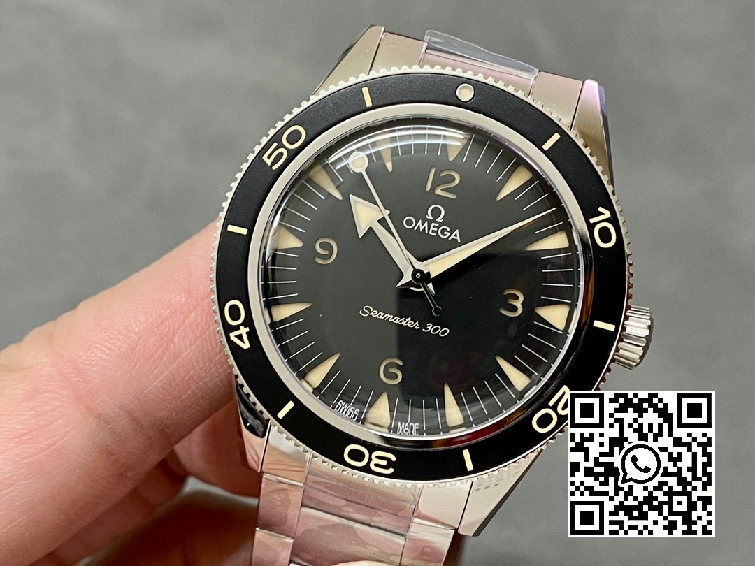 Omega Seamaster 300 Heritage VS Factory 1:1 Best Edition Black Dial