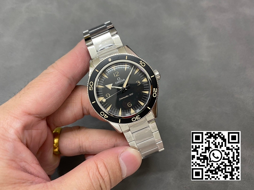 Omega Seamaster 300 Heritage VS Factory 1:1 Best Edition Black Dial