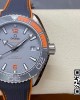 Omega Planet Ocean 43.5mm Ti VS Factory 1:1 Best Edition Black/Orange Bezel Gray Dial