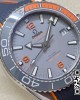 Omega Planet Ocean 43.5mm Ti VS Factory 1:1 Best Edition Black/Orange Bezel Gray Dial