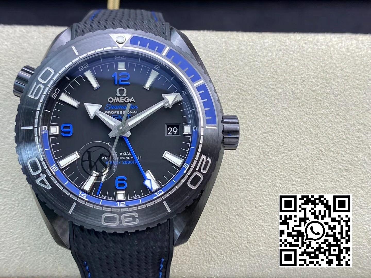 Omega Planet Ocean 45.5mm Deep Black blue Real Ceramic VS Factory 1:1 Best Edition A8906 Super Clone