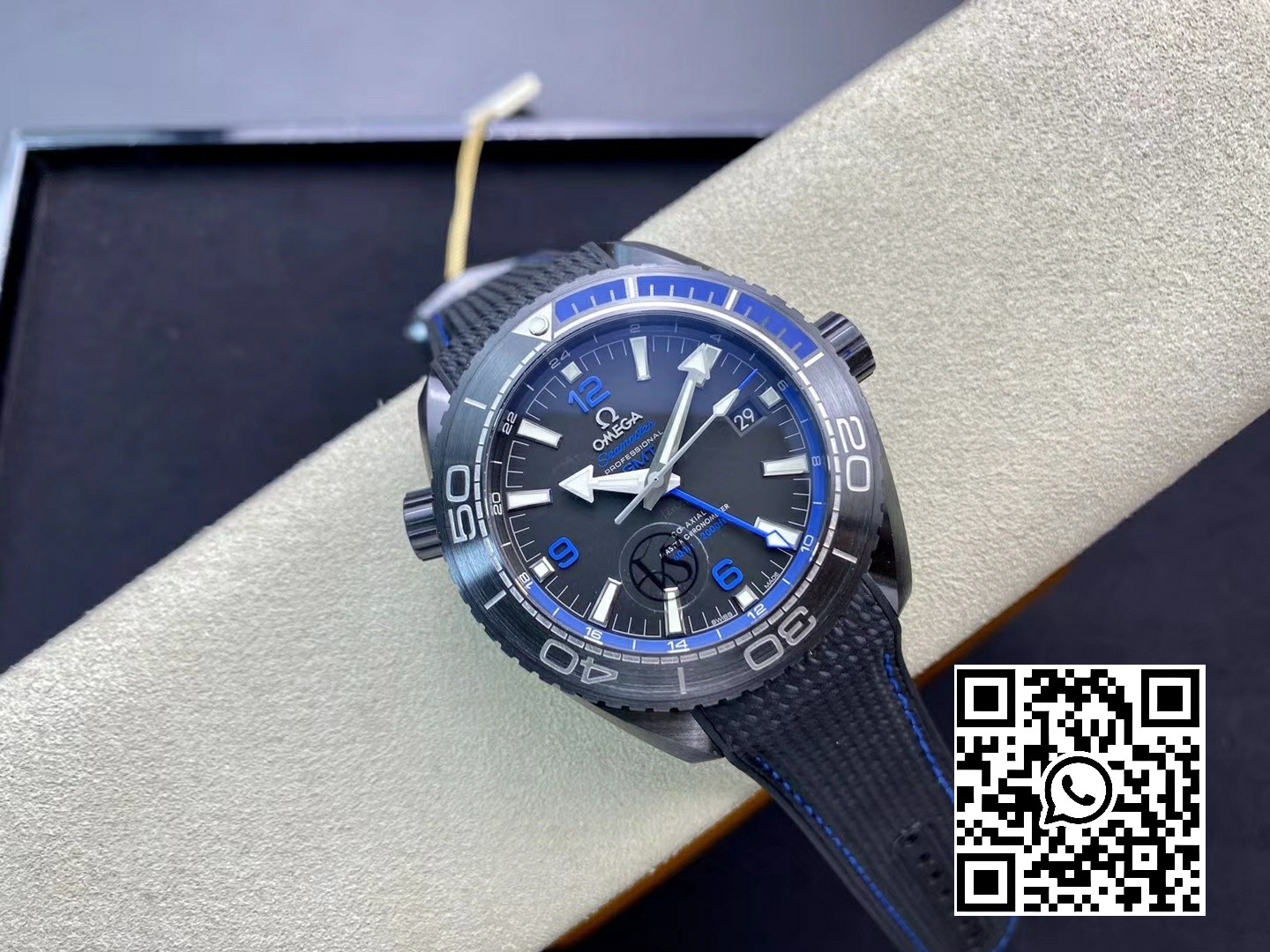 Omega Planet Ocean 45.5mm Deep Black blue Real Ceramic VS Factory 1:1 Best Edition A8906 Super Clone