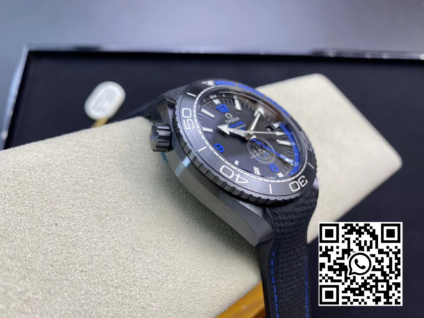 Omega Planet Ocean 45.5mm Deep Black blue Real Ceramic VS Factory 1:1 Best Edition A8906 Super Clone