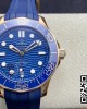 Omega 2018 Seamaster Diver 300M RG Blue Ceramic VS Factory 1:1 Best Edition Blue Dial