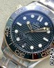 Omega 2018 Seamaster Diver 300M SS/RG VS Factory 1:1 Best Edition RG Bezel Black Dial