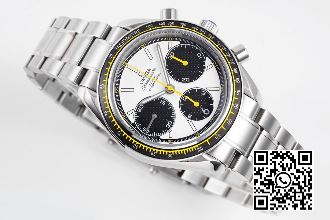 Omega Speedmaster Racing Master SS HK Factory 1:1 Best Edition White/Black Dial