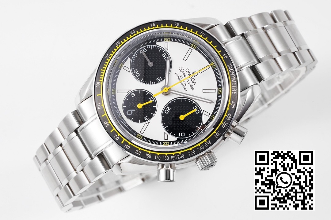 Omega Speedmaster Racing Master SS HK Factory 1:1 Best Edition White/Black Dial