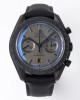 Omega Speedmaster “Dark Side of The Moon” Real Ceramic OM Factory 1:1 Best Edition Black on Nylon Strap A9300