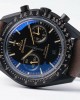 Omega Speedmaster “Dark Side of The Moon” Real Ceramic OM Factory 1:1 Best Edition Brown Leather Strap A9300