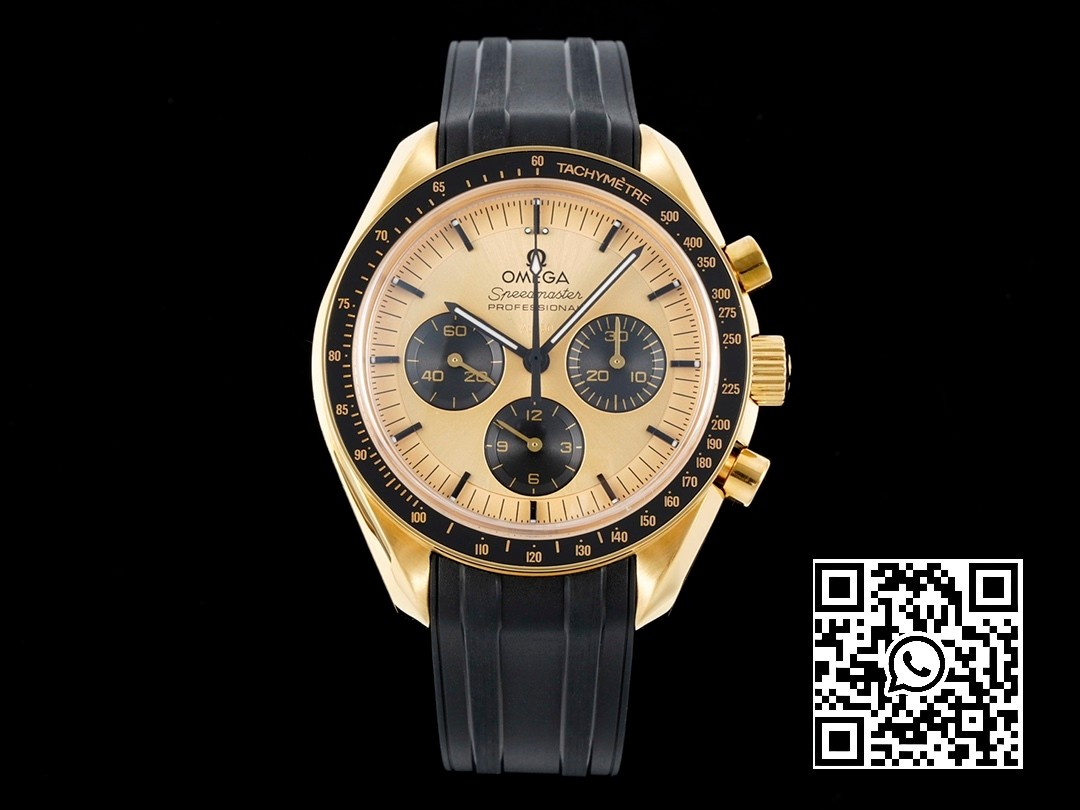 Omega Speedmaster Moonwatch in Moonshine Gold YG RM Factory 1:1 Best Edition YG Dial