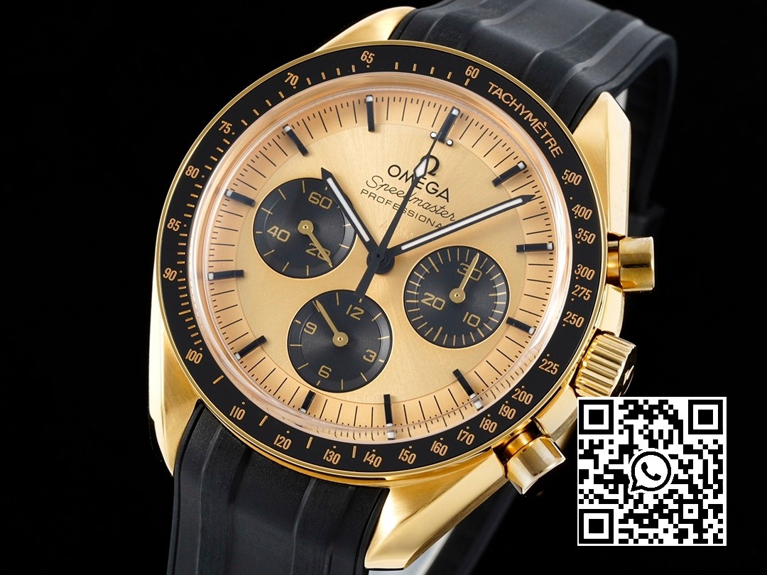 Omega Speedmaster Moonwatch in Moonshine Gold YG RM Factory 1:1 Best Edition YG Dial