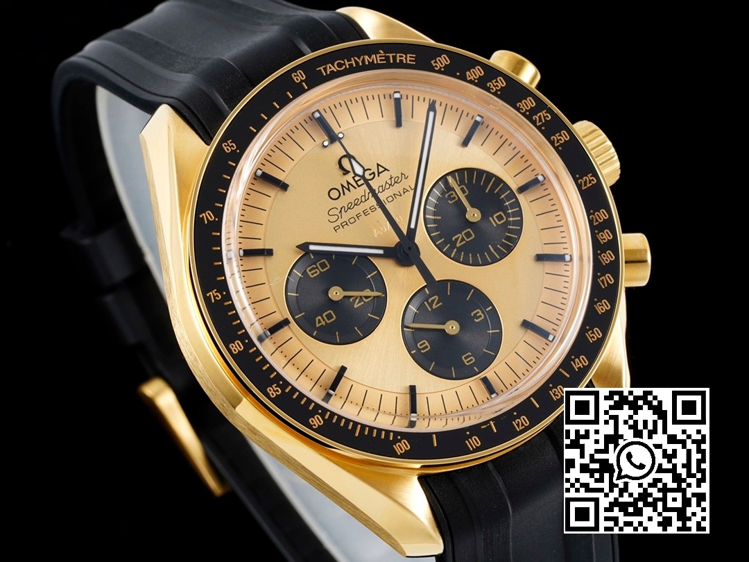 Omega Speedmaster Moonwatch in Moonshine Gold YG RM Factory 1:1 Best Edition YG Dial