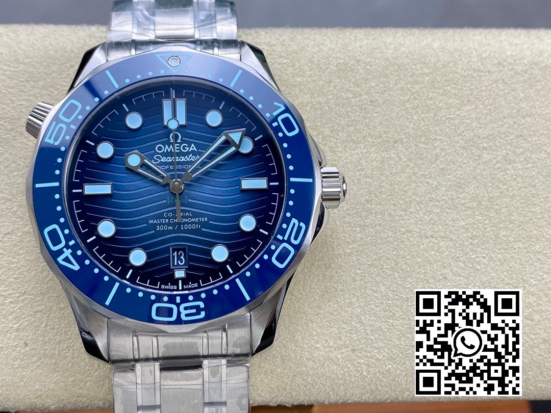 Omega Seamaster 300 SS VS Factory 1:1 Best Edition Gradient Blue Dial