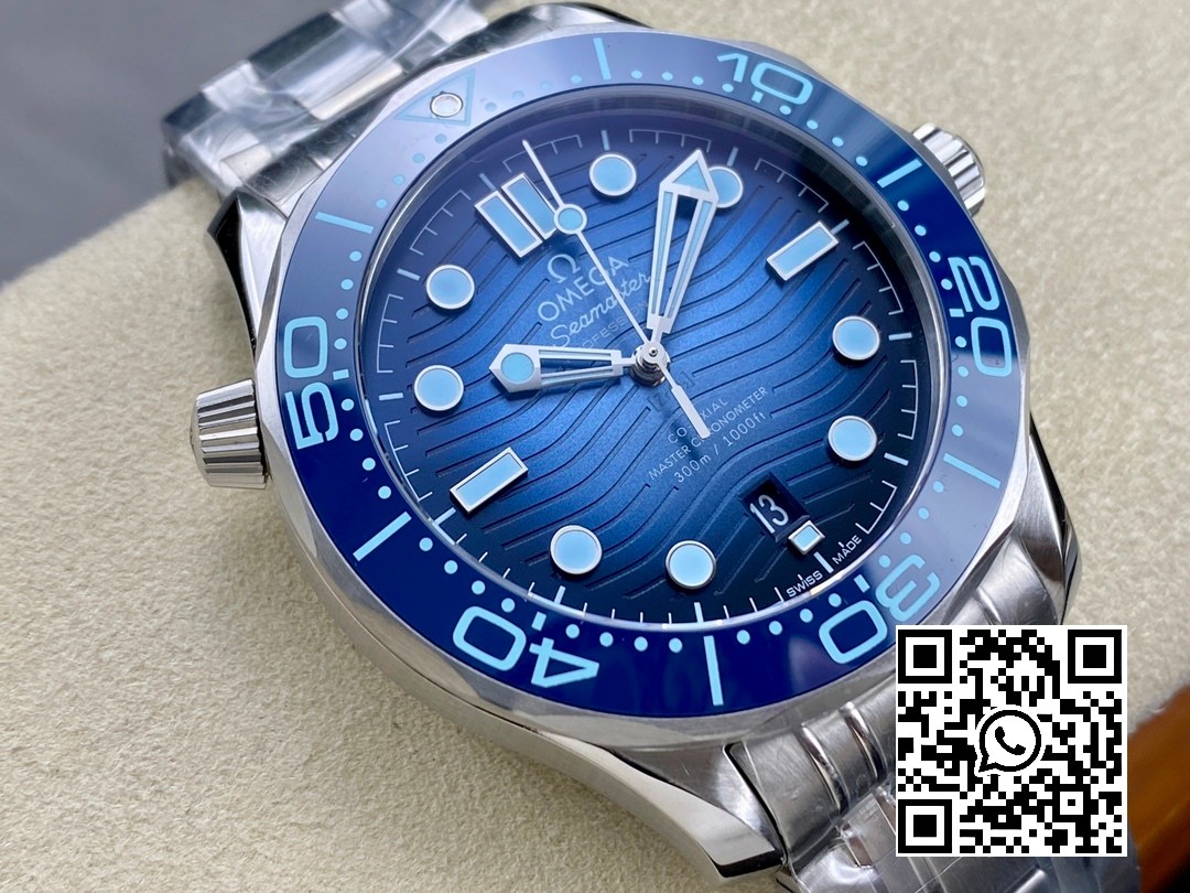 Omega Seamaster 300 SS VS Factory 1:1 Best Edition Gradient Blue Dial