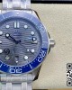 Omega Seamaster Diver 2018 300M VS Factory 1:1 Best Edition Blue Ceramic Gray Dial