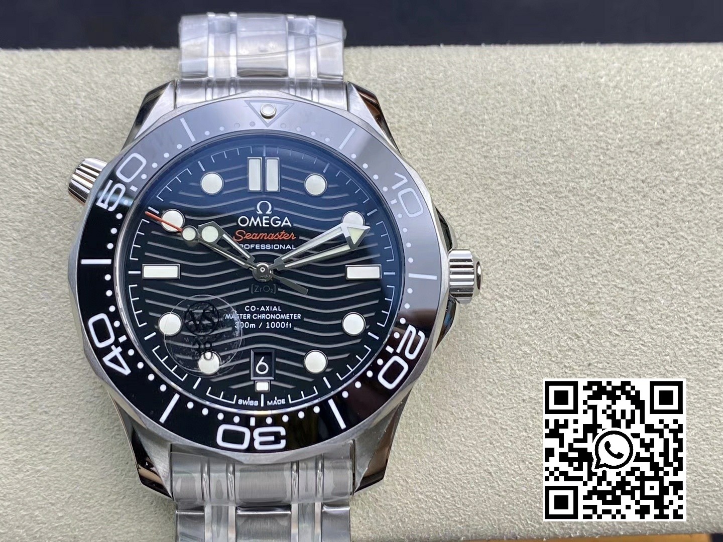 Omega Seamaster Diver 300M VS Factory 1:1 Best Edition Black Ceramic Black Dial