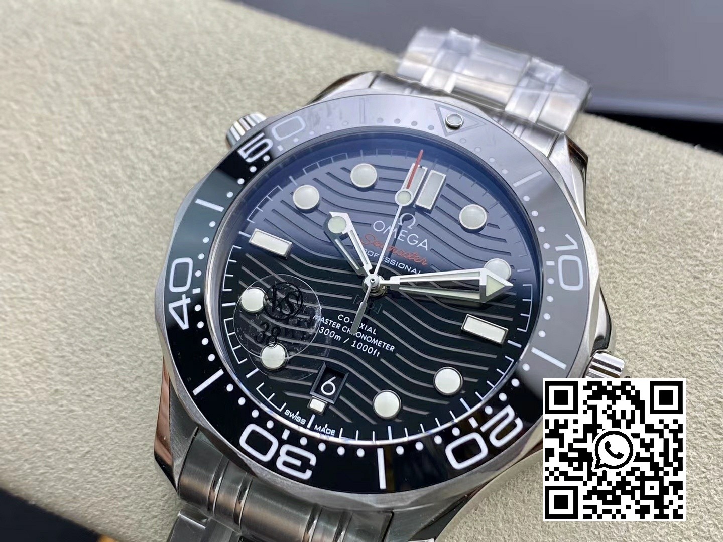 Omega Seamaster Diver 300M VS Factory 1:1 Best Edition Black Ceramic Black Dial