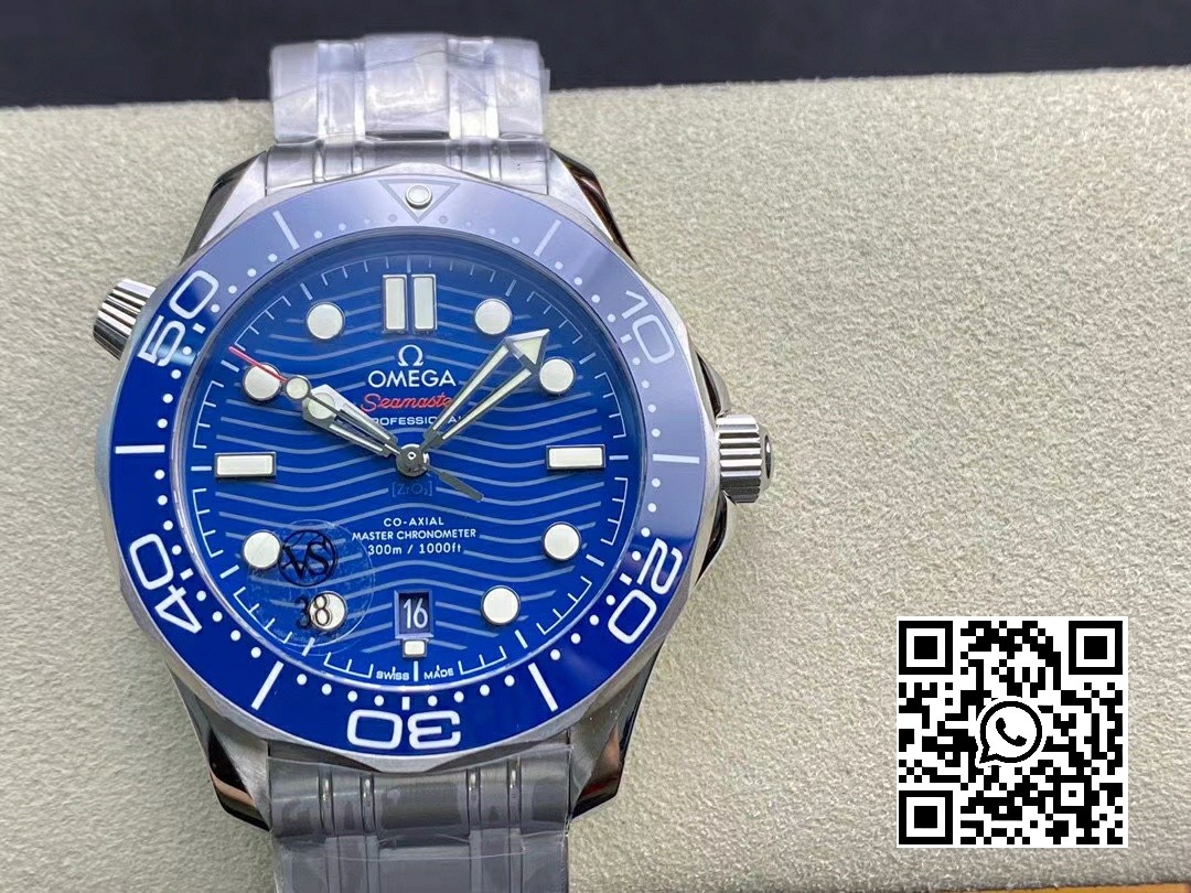 Omega Seamaster Diver 300M VS Factory 1:1 Best Edition Blue Ceramic Blue Dial