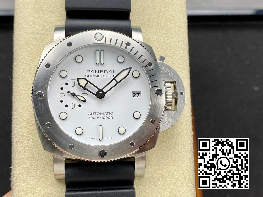 Panerai PAM02223 PAM2223 Submersible 42mm VS Factory Best Edition White Dial