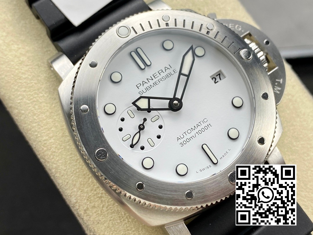 Panerai PAM02223 PAM2223 Submersible 42mm VS Factory Best Edition White Dial