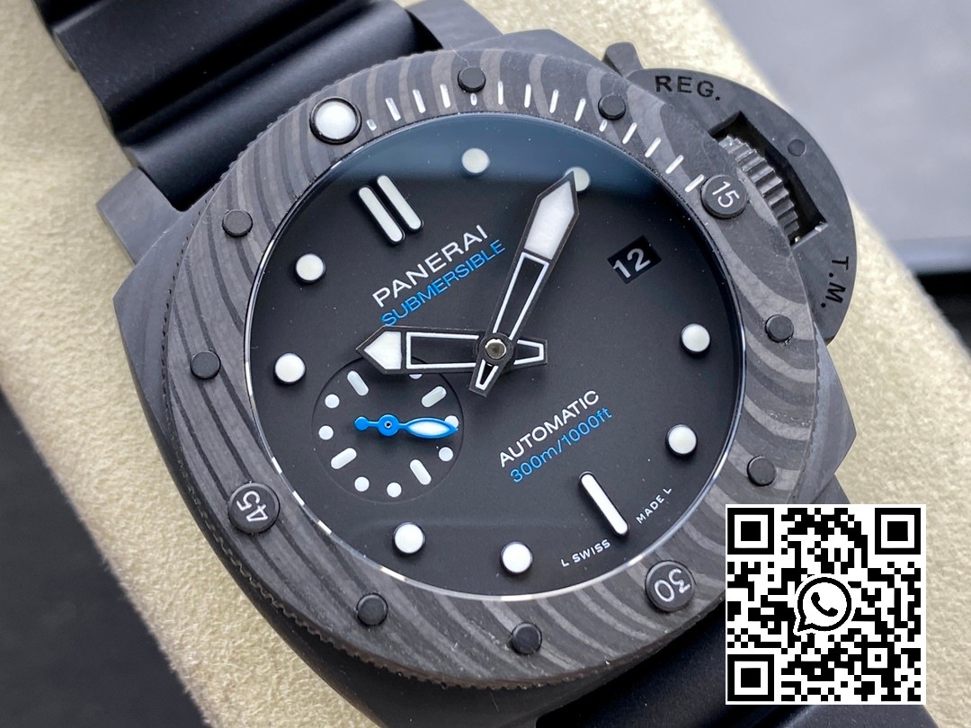 Panerai PAM02331 PAM2231 Carbotech 42mm VS Factory Best Edition Black Dial